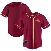Iowa State Cyclones Lightweight Baseball Jersey, Cardinal Sportswear Jersey Shirt, Lightweight Breathable Athletic Jersey, Casual Gift for Men