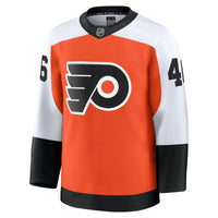 Trevor Zegras Philadelphia Flyers Hockey Jersey, Orange Premium Sportswear Jersey Shirt, Long Sleeve Hockey Sweater Jersey, Casual Gift for Men