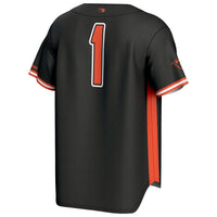 Oregon State Beavers Baseball Jersey, Black Fashion Sportswear Jersey Shirt, Lightweight Breathable Athletic Jersey, Casual Gift for Men