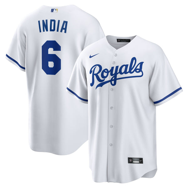 Kansas City Royals Jonathan India White Home Replica Player Jersey