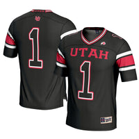 Utah Utes Football Jersey, Black Sportswear Jersey Shirt, Lightweight Breathable Athletic Jersey, Casual Gift for Men