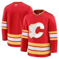 Calgary Flames Hockey Jersey, Red Premium Home Sportswear Jersey Shirt, Long Sleeve Hockey Sweater Jersey, Casual Gift for Men, Style 202015693