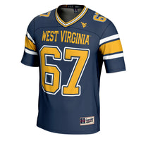 West Virginia Mountaineers Football Jersey, Sportswear Jersey Shirt, Lightweight Athletic Jersey, Casual Gift for Men, Style 200447716