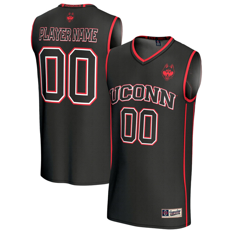 UConn Huskies Basketball Jersey, Black Fashion Lightweight Sportswear Jersey Shirt, Sleeveless Athletic Tank Jersey, Casual Gift for Men