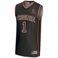 Virginia Cavaliers Basketball Jersey, Black Lightweight Sportswear Jersey Shirt, Sleeveless Athletic Tank Jersey, Casual Gift for Men
