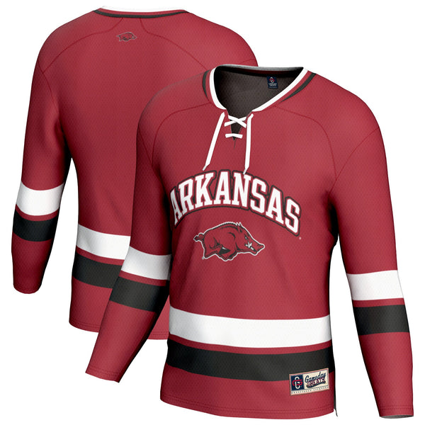 Arkansas Razorbacks Spirit Hockey Jersey - Cardinal