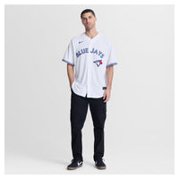 Nathan Lukes Toronto Blue Jays Baseball Jersey, White Sportswear Jersey Shirt, Lightweight Breathable Athletic Jersey, Casual Gift for Men