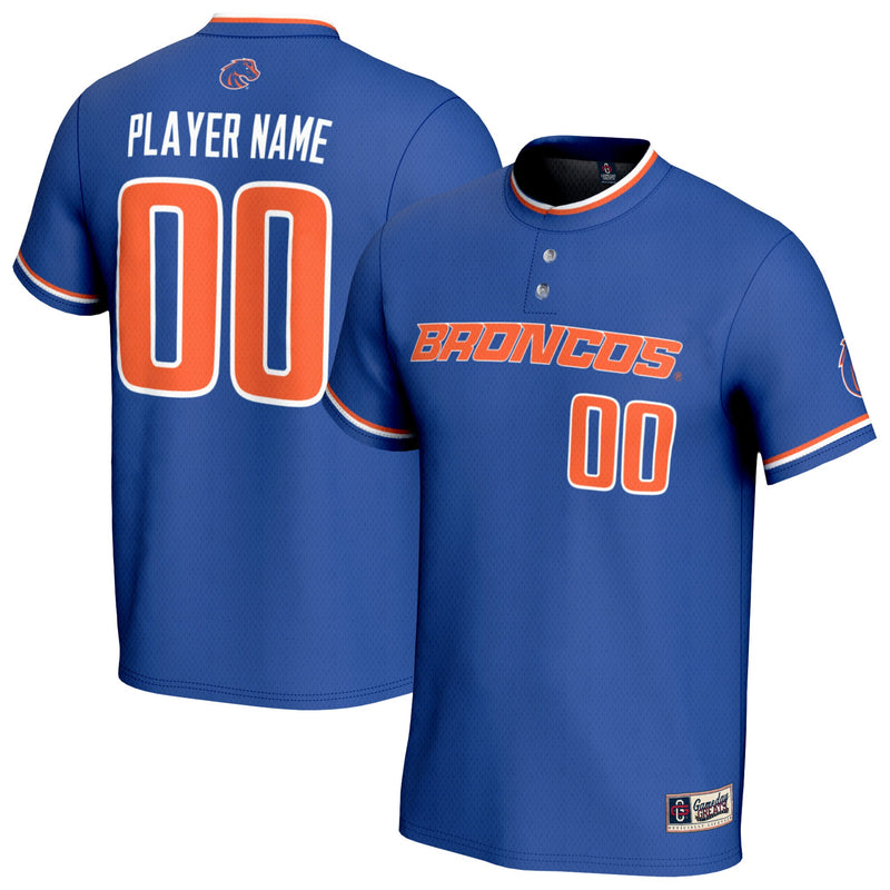 Boise State Broncos Softball Jersey, Royal Fashion Sportswear Jersey Shirt, Lightweight Breathable Athletic Jersey, Casual Gift for Men