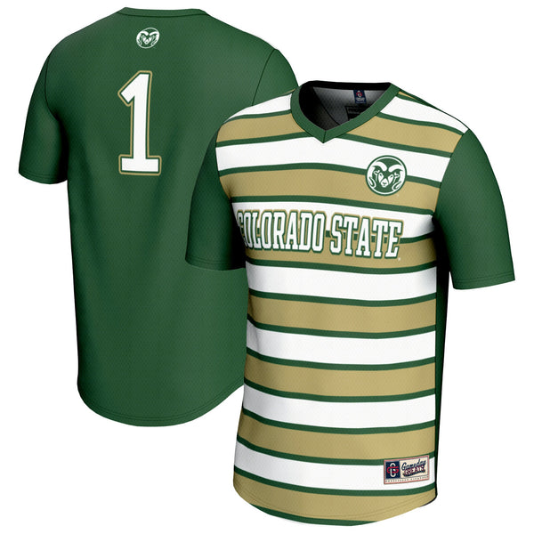 #1 Colorado State Rams Lightweight Soccer Fashion Jersey - Green