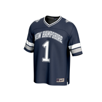 New Hampshire Wildcats Football Jersey, Navy Fashion Sportswear Jersey Shirt, Lightweight Breathable Athletic Jersey, Casual Gift for Men