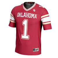 Oklahoma Sooners Football Jersey, Crimson Sportswear Jersey Shirt, Lightweight Breathable Athletic Jersey, Casual Gift for Men, Style 200589000