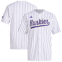 Washington Huskies Baseball Jersey, White Replica Sportswear Jersey Shirt, Lightweight Breathable Athletic Jersey, Casual Gift for Men
