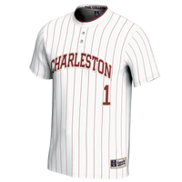 Charleston Cougars Softball Jersey, White Lightweight Sportswear Jersey Shirt, Lightweight Breathable Athletic Jersey, Casual Gift for Men