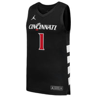 Cincinnati Bearcats Basketball Jersey, Black Replica Sportswear Jersey Shirt, Sleeveless Athletic Tank Jersey, Casual Gift for Men