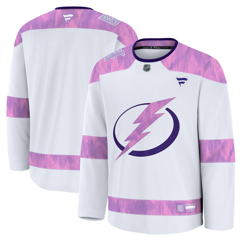 Tampa Bay Lightning Hockey Jersey, White Sportswear Jersey Shirt, Long Sleeve Hockey Sweater Jersey, Casual Gift for Men, Style 202439772