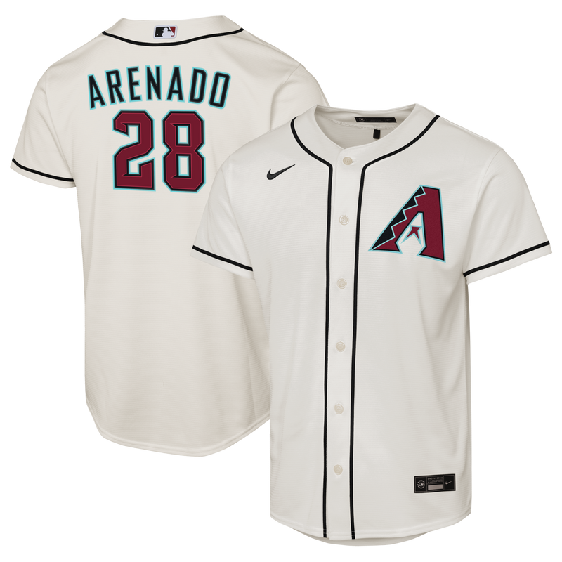 Nolan Arenado Arizona Diamondbacks Baseball Jersey, White Sportswear Jersey Shirt, Lightweight Breathable Athletic Jersey, Casual Gift for Men