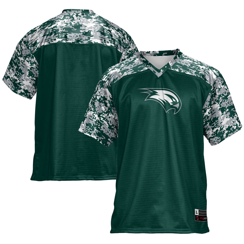 Wagner College Seahawks Football Jersey, Green Sportswear Jersey Shirt, Lightweight Breathable Athletic Jersey, Casual Gift for Men