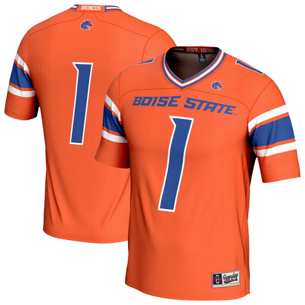 Boise State Broncos Collegiate Football Lightweight Fashion Jersey - Orange
