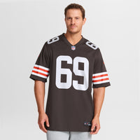 Tyre Phillips Cleveland Browns Football Jersey, Brown Game Sportswear Jersey Shirt, Lightweight Breathable Athletic Jersey, Casual Gift for Men