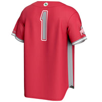 Ohio State Buckeyes Lightweight Baseball Jersey, Scarlet Sportswear Jersey Shirt, Lightweight Breathable Athletic Jersey, Casual Gift for Men