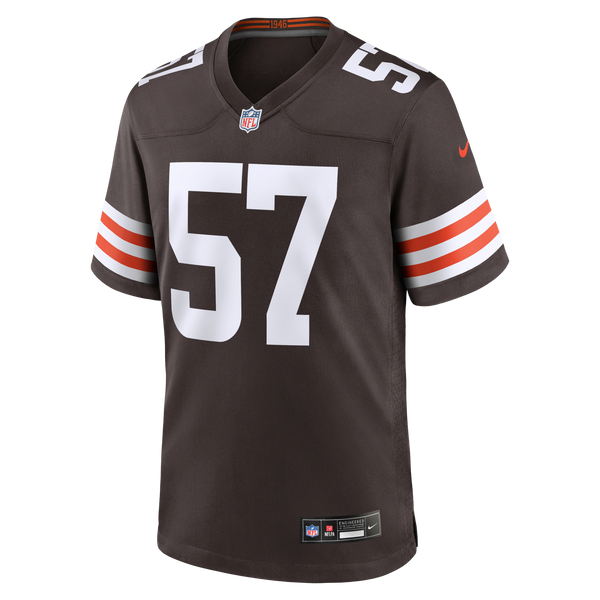 Cleveland Browns Clay Matthews Brown Game Retired Player Jersey