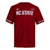 NC State Wolfpack Baseball Jersey, Red Replica Sportswear Jersey Shirt, Lightweight Breathable Athletic Jersey, Casual Gift for Men