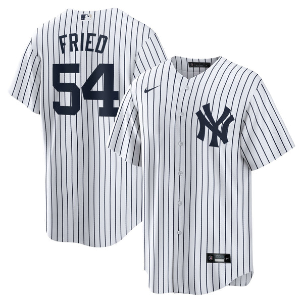 New York Yankees Max Fried White Home Replica Player Jersey