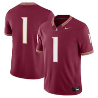 Florida State Seminoles Football Jersey, Garnet Limited Sportswear Jersey Shirt, Lightweight Breathable Athletic Jersey, Casual Gift for Men