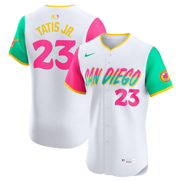 San Diego Padres Fernando Tatis Jr. White City Connect Elite Jersey