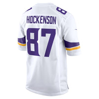 Minnesota Vikings Football Jersey, White Game Sportswear Jersey Shirt, Lightweight Breathable Athletic Jersey, Casual Gift for Men