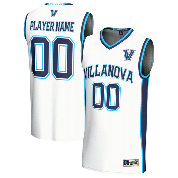 Villanova Wildcats Lightweight Collegiate Basketball NIL Pick-A-Player Fashion Jersey - White