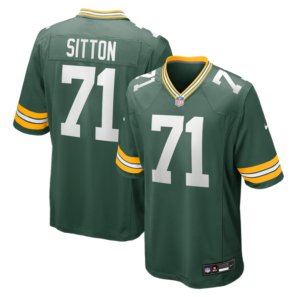 Green Bay Packers Josh Sitton Green Retired Game Jersey