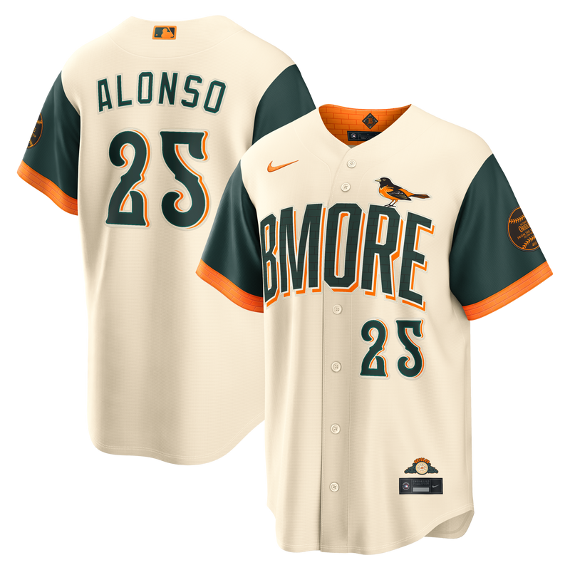 Pete Alonso Baltimore Orioles Baseball Jersey, Cream Sportswear Jersey Shirt, Lightweight Breathable Athletic Jersey, Casual Gift for Men