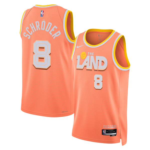Cleveland Cavaliers 2025/26 City Edition Swingman Jersey - Orange - Dennis Schröder