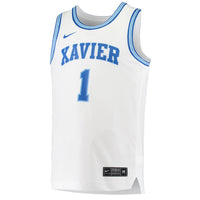 Xavier Musketeers Basketball Jersey, White Replica Sportswear Jersey Shirt, Sleeveless Athletic Tank Jersey, Casual Gift for Men