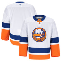 New York Islanders Hockey Jersey, White Authentic Away Sportswear Jersey Shirt, Long Sleeve Hockey Sweater Jersey, Casual Gift for Men
