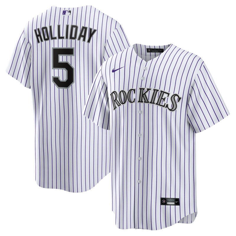 Matt Holliday Colorado Rockies Baseball Jersey, White Sportswear Jersey Shirt, Lightweight Breathable Athletic Jersey, Casual Gift for Men