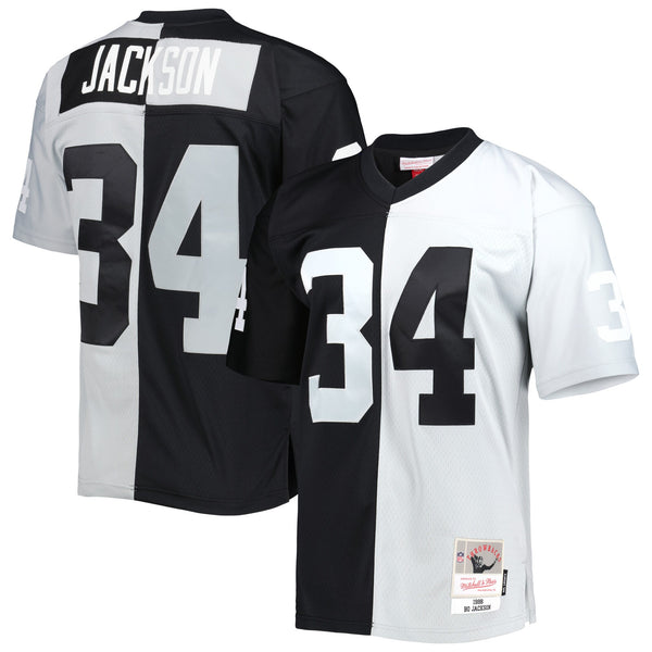 Las Vegas Raiders Bo Jackson Black/Silver 1988 Split Legacy Replica Jersey
