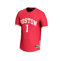 Boston University Lacrosse Jersey, Scarlet Fashion Sportswear Jersey Shirt, Lightweight Breathable Athletic Jersey, Casual Gift for Men