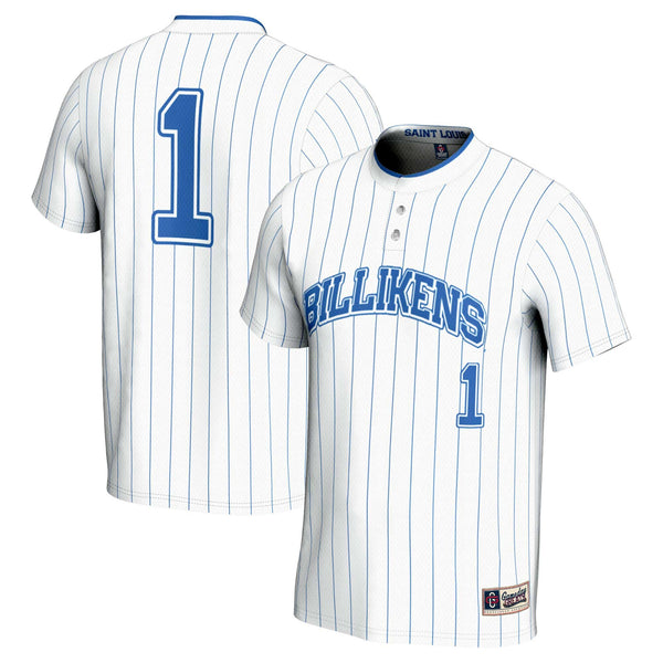 #1 Saint Louis Billikens Lightweight Softball Jersey - White
