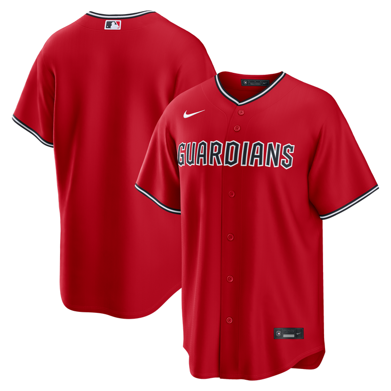 Cleveland Guardians Baseball Jersey, Red Sportswear Jersey Shirt, Lightweight Breathable Athletic Jersey, Casual Gift for Men, Style 203188487