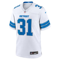 Kerby Joseph Detroit Lions Football Jersey, White Game Sportswear Jersey Shirt, Lightweight Breathable Athletic Jersey, Casual Gift for Men