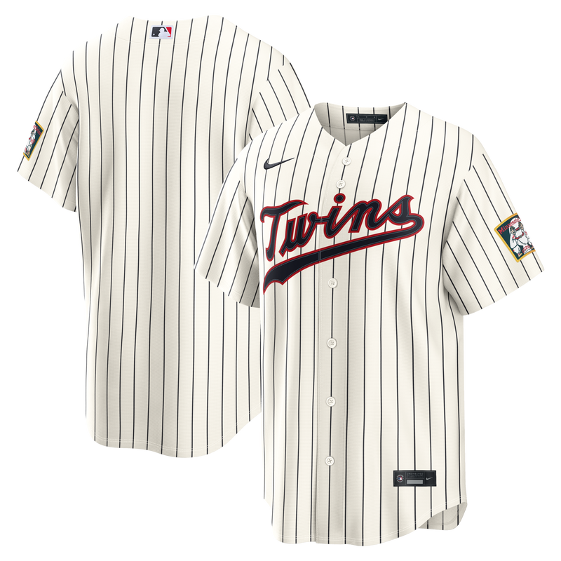 Minnesota Twins Baseball Jersey, Cream Sportswear Jersey Shirt, Lightweight Breathable Athletic Jersey, Casual Gift for Men
