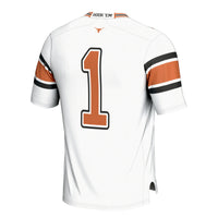 Texas Longhorns Football Jersey, White Sportswear Jersey Shirt, Lightweight Breathable Athletic Jersey, Casual Gift for Men