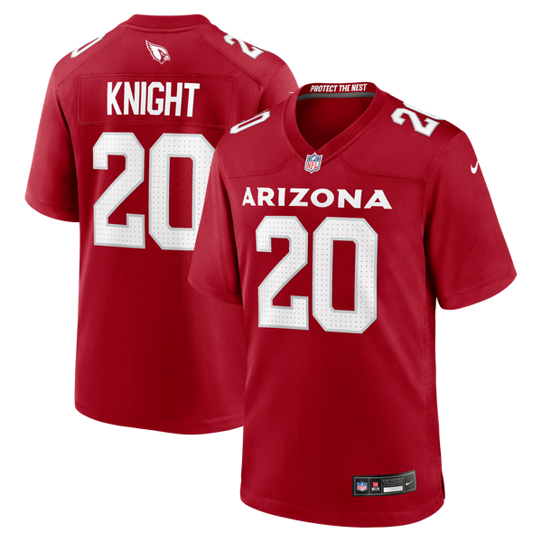 Arizona Cardinals Zonovan Knight Cardinal Team Game Jersey