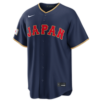 Japan Baseball Jersey, Navy Classic Sportswear Jersey Shirt, Lightweight Breathable Athletic Jersey, Casual Gift for Men