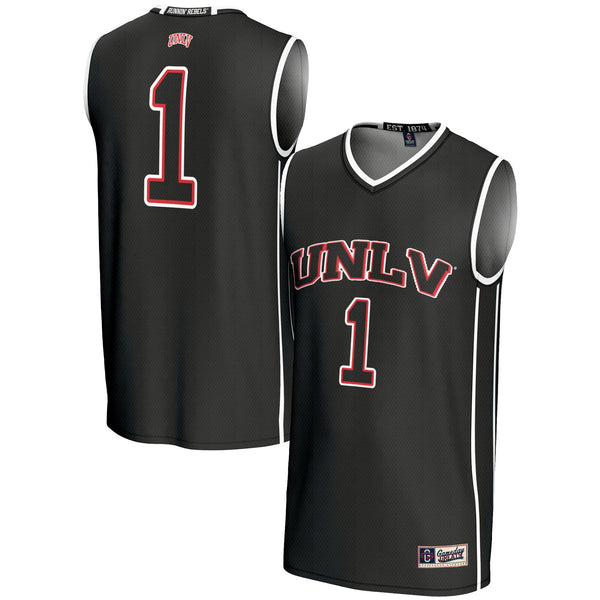 #1 Black UNLV Rebels Lightweight Basketball Jersey