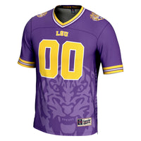 LSU Tigers Football Jersey, Purple Sportswear Jersey Shirt, Lightweight Breathable Athletic Jersey, Casual Gift for Men, Style 201093855