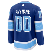 Tampa Bay Lightning Hockey Jersey, Blue Premium Sportswear Jersey Shirt, Long Sleeve Hockey Sweater Jersey, Casual Gift for Men