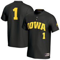 Iowa Hawkeyes Softball Jersey, Black Fashion Lightweight Sportswear Jersey Shirt, Lightweight Breathable Athletic Jersey, Casual Gift for Men